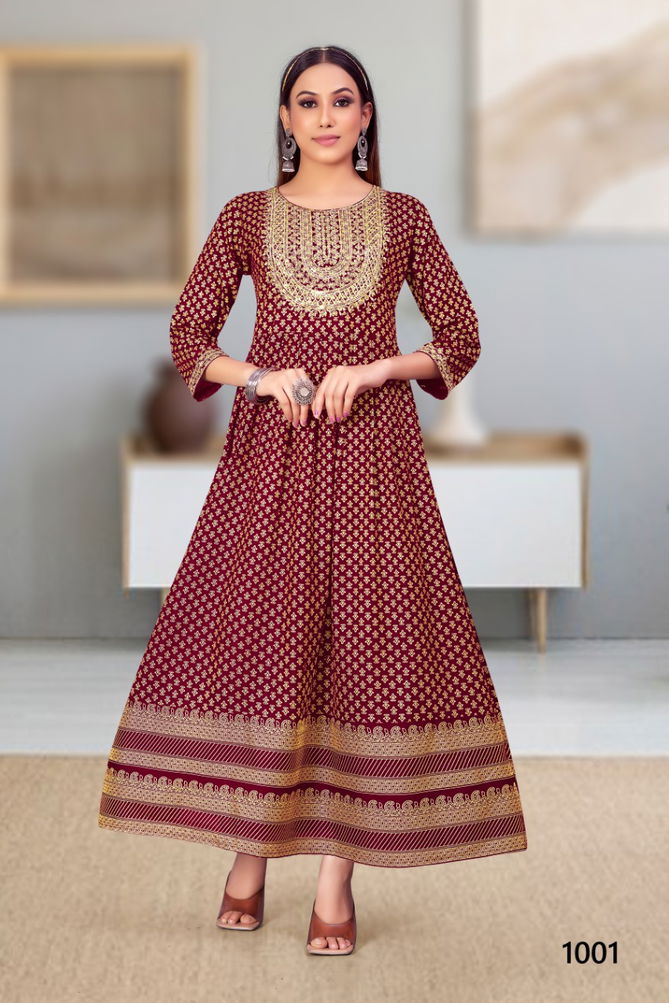 Jinesh Nx Mitali Fancy Wear Wholesale Anarkali Kurti Catalog
